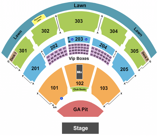 Jiffy Lube Live Pierce The Veil Seating Chart
